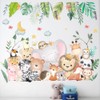 Condessacity Wall Sticker Kids Cute Elephant Lion Panda Wall Sticker
