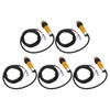 5 Pcs Infrared Photoelectric Switch 10cm Detection NPN Normally Open