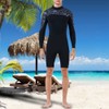 1.5MM Diving Onepiece Swimsuit Wetsuit Short Trousers for Snorkeling Surfing(Man