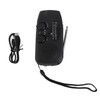Emergency Radio Portable Rechargeable Solar Hand Crank Powered AM FM