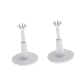 BESPORTBLE 3sets Golf T205 Adjustable Range Tees White Plastic Training Tee Golf Accessory 2pcs*3