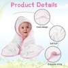 HAGOT Hooded Baby Towel, Soft Bath for Babies Towels, Absorbent