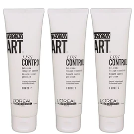 Loreal Liss Control 3 x 150 ml Tecni.art Smoothing Styling Cream New Series