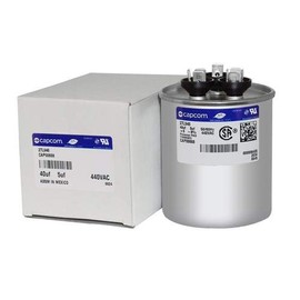 CPT00668 / CPT-0668-40 + 5 uF MFD x 440 VAC Replacement Dual Capacitor Round