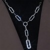 ANYILVTULI Gorgeous Bling Necklace Link Chain Diamond Y Necklace Jewelry