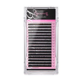 Semi-permanent Lower Bottom Eyelash Extensions C Curl Individual Under Lashes 0.15mm Thickness 5mm 6mm 7mm Mixed Tray Black
