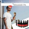 Kit Loción Crecimiento de Barba 5%, Incluye Cera para Barba