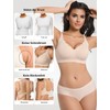 Vtelor Non-Wired Bra Women's Without Underwire Seamless Push Up Bra