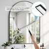 Squeegee for Shower Glass with Long Handle – Extends 13"