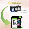 Eficazink 21 22 21XL 22XL High Yield Ink Cartridge Compatible
