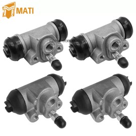 MATI Front & Rear Brake Wheel Cylinders All 4 for Kawasaki KAF300 Mule 500 520 550