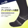 Tabio Sports for Business Five Toe Socks, Made in Japan,