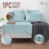 Pizuna 100% Cotton EU Single Fitted Sheet Baby Blue, 400