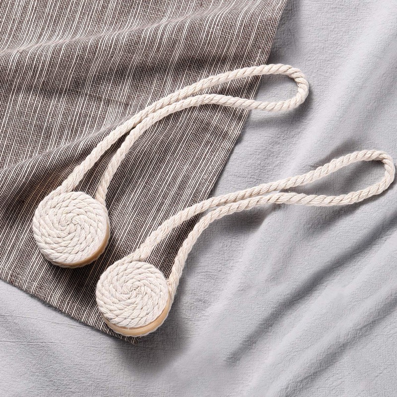 Tassel Curtain Tassel Curtain Tieback with Magnet Set of 2
