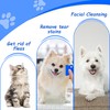 Professional Eye Comb for Pets, Stainless Steel Tear Stain Remover，4