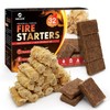 MEKER Fire Starters - Natural Fire Starters for Fireplace, Campfires,