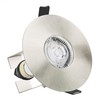 Integral Evofire Fire Rated GU10 Downlight Satin Nickel With Insulation