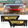 G-PLUS Fog Light Lamps Assembly Compatible With Honda Accord Sedan