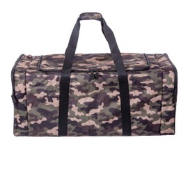 Jetstream Heavy Duty Multi Pocket Large Sports Gym Equipment 3-Pocket Travel Duffel Bag (36 Inch, Dark Camo)