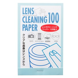 Itsumi E-5278 Lens Cleaning Paper, 5.1 x 3.0 inches (130 x 75 mm), Pack of 100