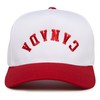 Two Tone Vintage Snapback Hat - Canada - Red/White