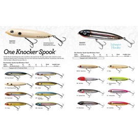 Heddon Saltwater One Knocker Spook Fishing Lure, Speckled Trout