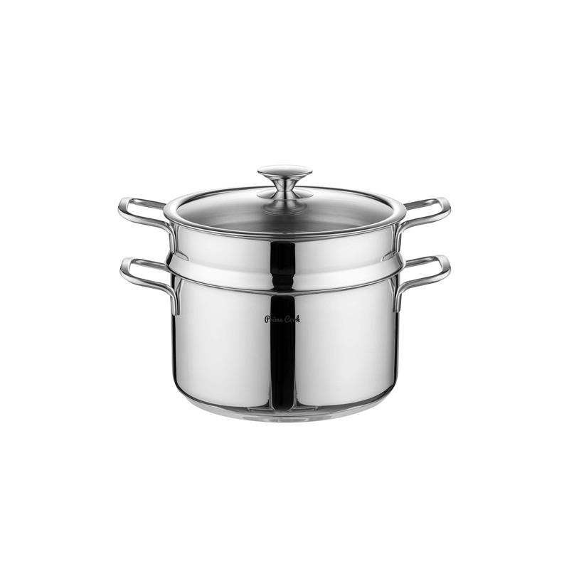 Prime Cook 3'' High Wall Stainless Steel Steamer Basket (9.45''/24CM)