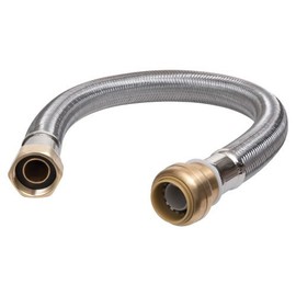 SharkBite U3088FLEX12LF Flexible Water Heater Connectors, 3/4-Inch by 3/4-Inch by 12-Inch Length