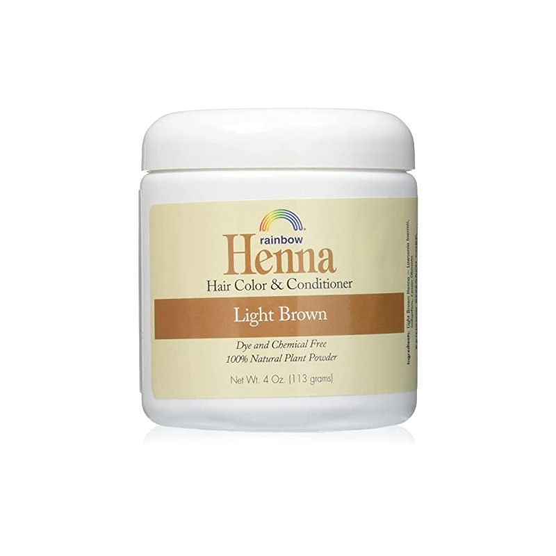 RAINBOW RESEARCH HENNA,PERSIAN LIGHT BROWN, 4 OZ Pack of 2