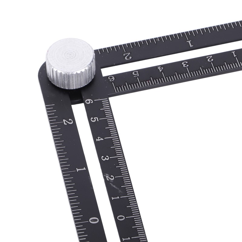 Hole Locator Steel Multi Angle Measuring Ruler Portable Universal Wall