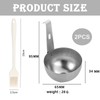 2 PCS Poached Egg Pan+1 Brush, Egg Poacher, Egg Poaching