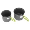 4pcs Camping Pot Kit Multi Layers Anti Scalding Design Camping