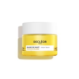 Decléor White Magnolia Night Balm 15 ml - Overnight Face Balm to Restore Skin Density and Firmness, Redefine Facial Contours and Revive Radiance with Regenerating Essential Oils