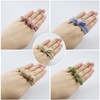 Hair Ties 5 Pieces Elastic Hair Bands Seamless Ponytail Holders