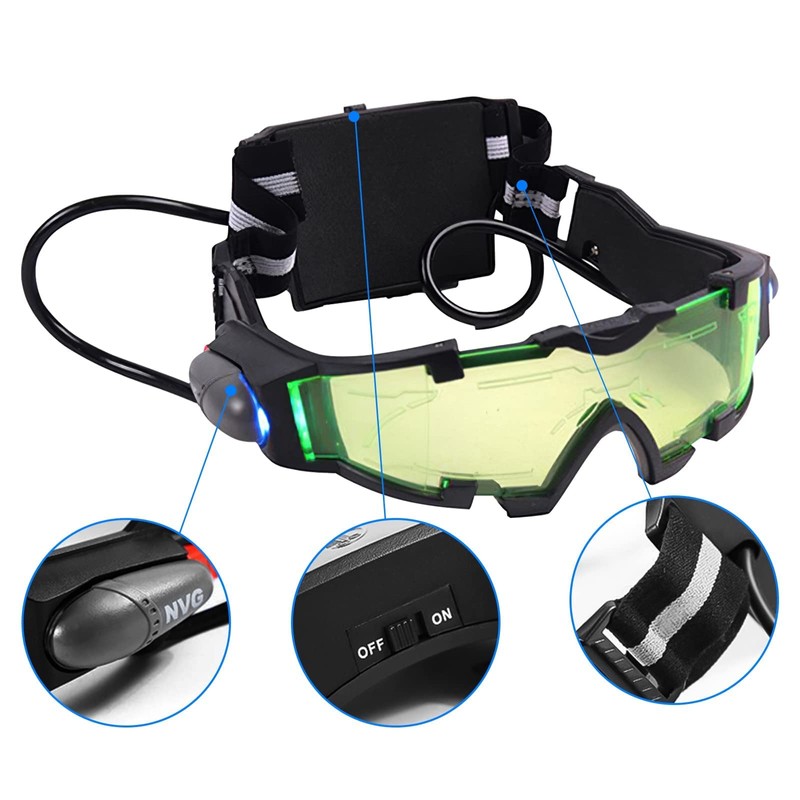 YUNYODA Wovatech Night Vision Goggles | Safety Goggles with Green
