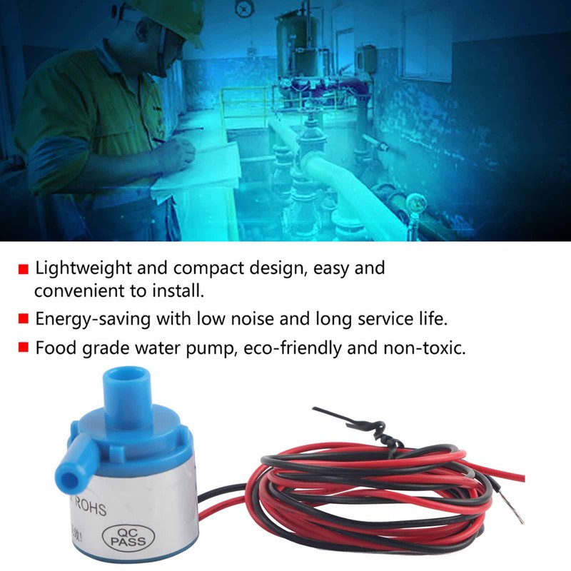 Mini Food Grade Brushless Water Pump 6V DC 3W for
