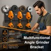 HOSASSPER Angle Grinder Holder Wall Mount,Tool Storage Rack for Angle