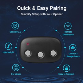 2 for MCT-3 Linear Megacode Garage Door Opener Remote LD033 LD050 LS050
