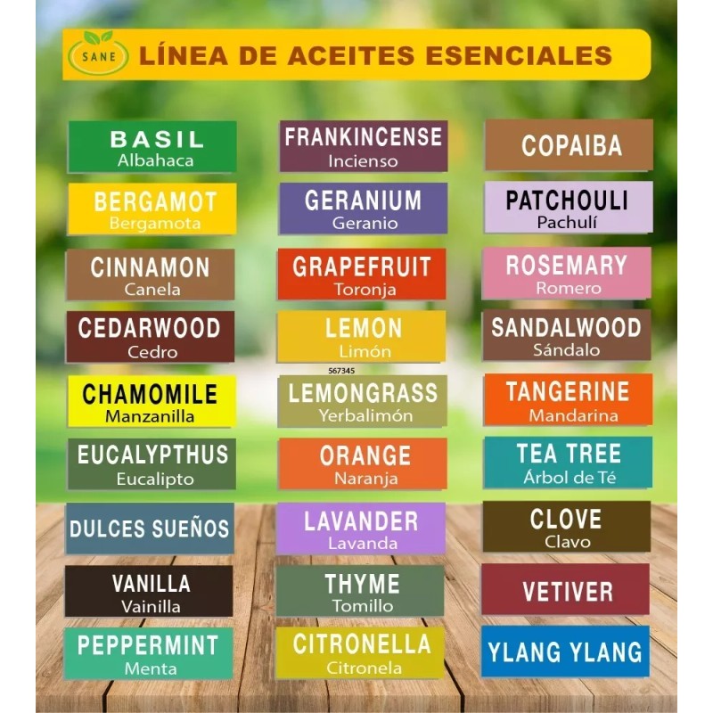 SANE Aromaterapia Aceite Esencial De Vainilla 30ml 100% Natural 100%