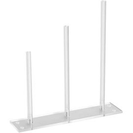 Exhibidor de Ligas y Pulseras para Niña Soporte Acrílico Transparente Compacto para Organizar Accesorios de Cabello Fácil Mantenimiento
