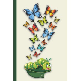 Caterpillar Notebook: Caterpillar Animal Lover Caterpillar Notebook For Men, Women, Girls, Kids - 6x9" 100 Pages