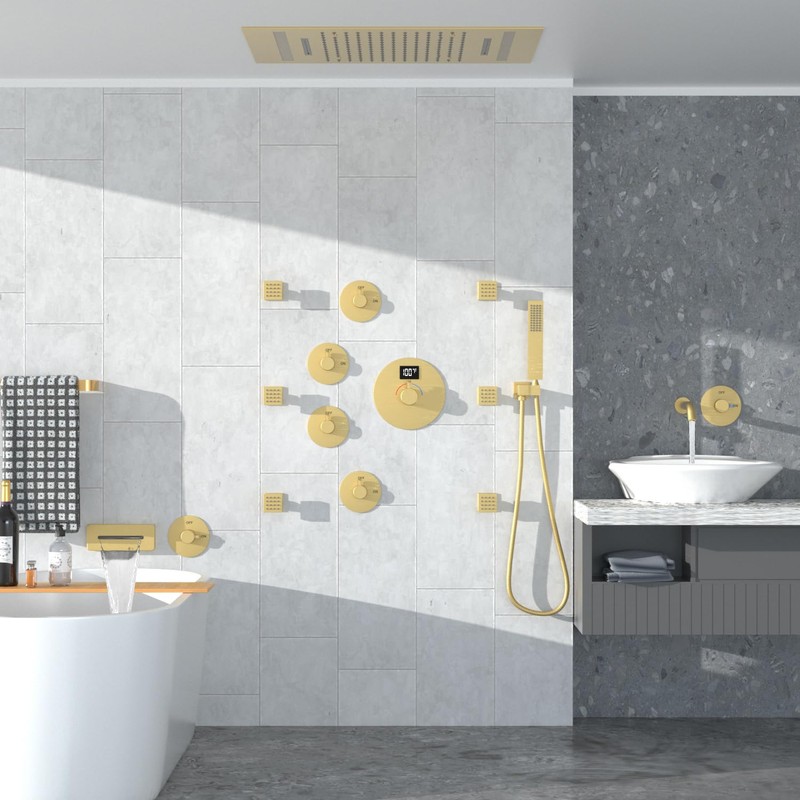 ON/OFF Brass Shower Diverter Flow Control Valve, Separate Design with