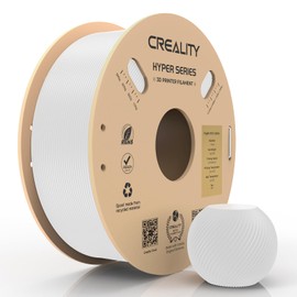 Creality PETG Filament, Hyper 1.75 mm 1 kg PETG: High-Speed 3D Printer Filament 30-600 mm/s, Dimensional Accuracy +/- 0.02 Cardboard Spool (2.2 lbs) for Most FDM 3D Printers,White
