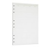 Zelten 1 Pack B5 45 Sheets/90 Pages Monthly Planner Loose