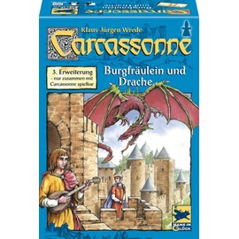 Schmidt Spiele 'Hans im Glück 48145 – Carcassonne Extension Burg Fräulein and Dragon