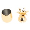 Cocktail Shaker Pineapple Shape Stainless Steel Polished Smooth Surface 500ml