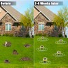 Snake Repellent for Yard 10 Pack, Ultrasonic Mole Repellent,Solar Powered