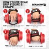 BEAR GRIP - Premium Figure 8 weight lifting straps (sold