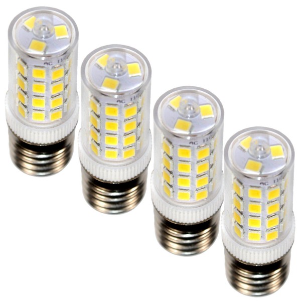 HQRP 4-Pack HQRP 110V 3W Cool White E17 LED Bulb