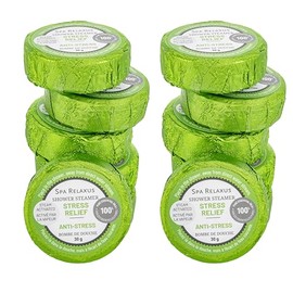 RELAXUS Shower Steamers Aromatherapy with Pure Essential Oils. Stress Relief and Luxury Self-Care for Teens and Adults, (Orange, Bergamot, Lavender and Ylang Ylang)